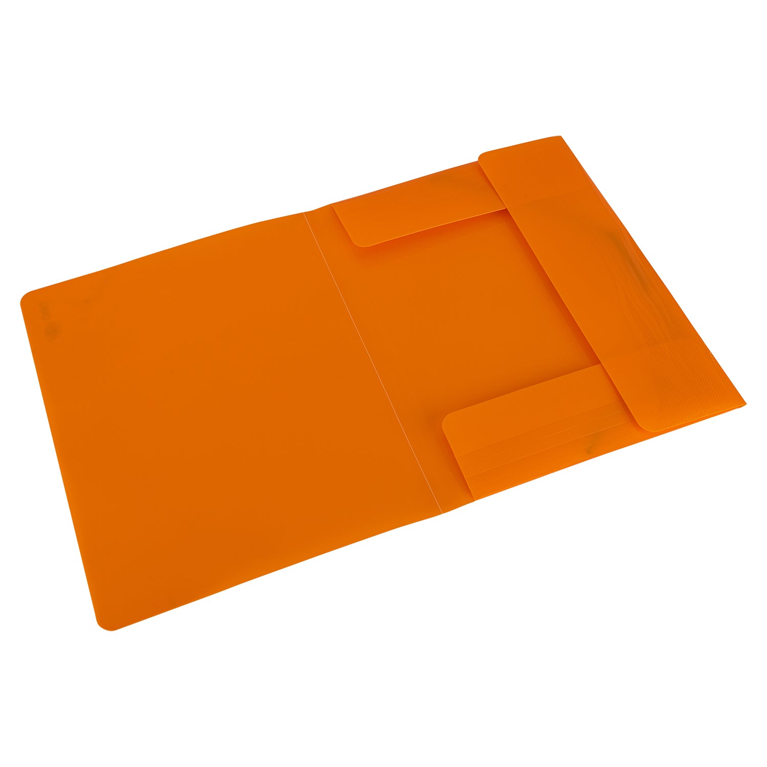 Deli Rio A4 3-Flap Elastic Document Folder Translucent