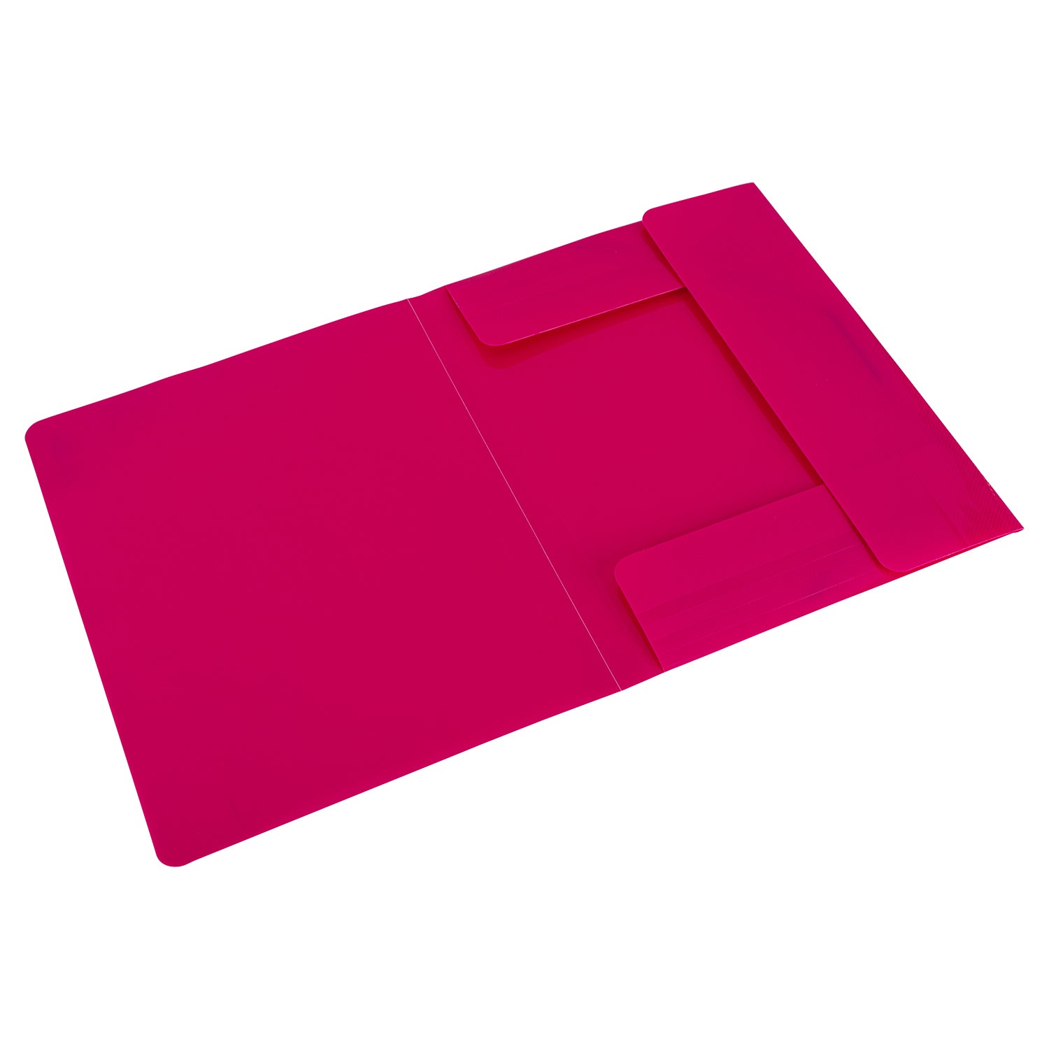 Deli Rio A4 3-Flap Elastic Document Folder Translucent