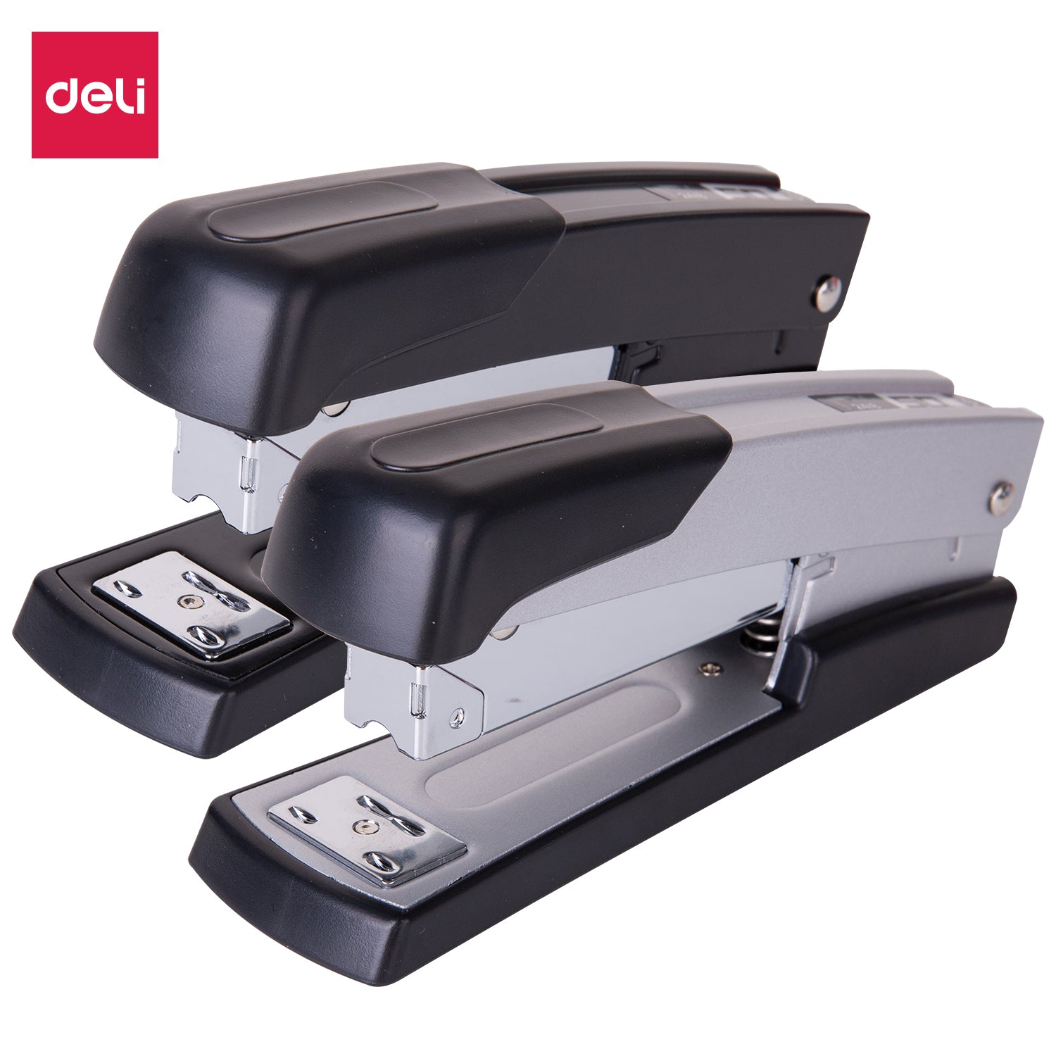 Deli E0416 Front Loading Metal Stapler 50 Sheet Capacity