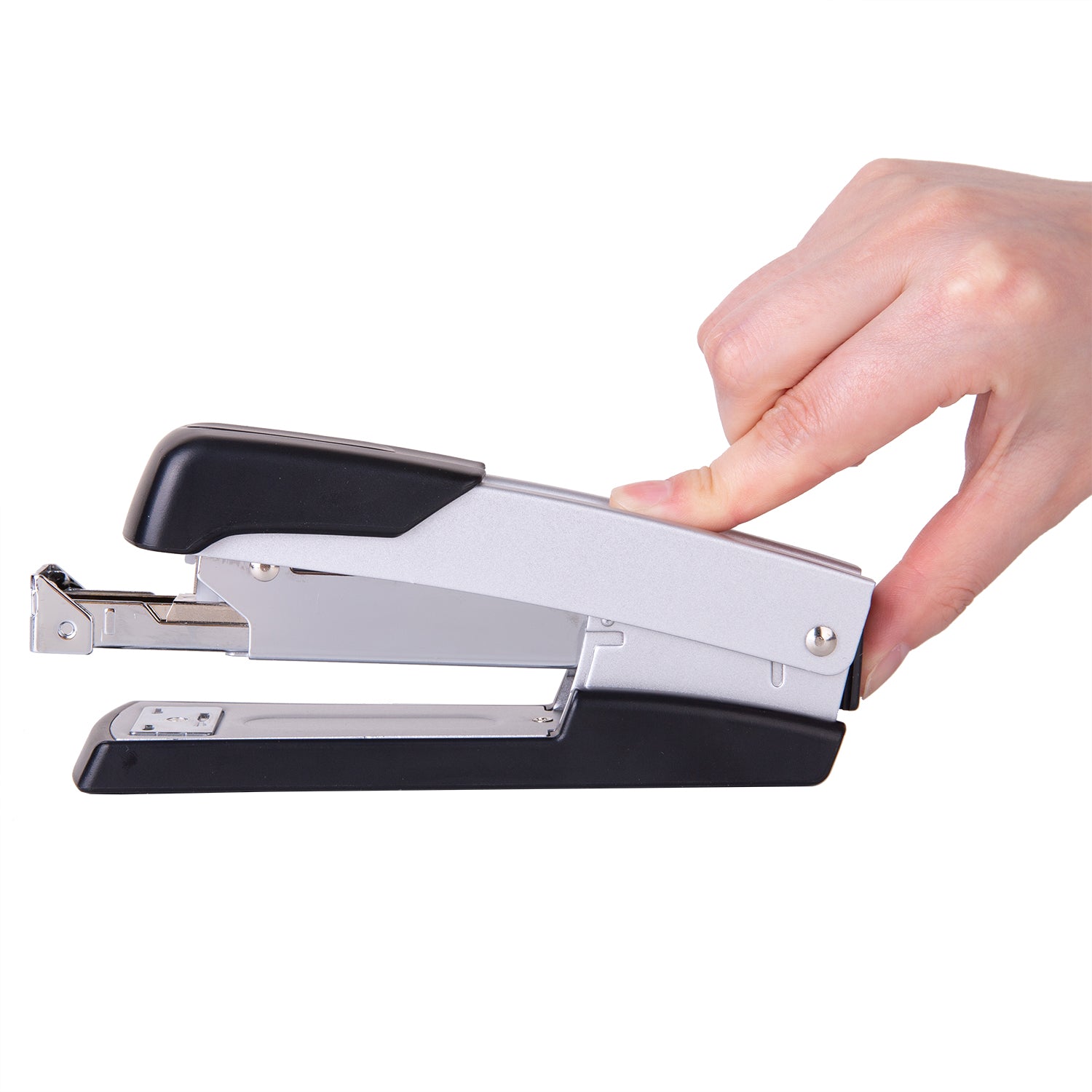 Deli E0416 Front Loading Metal Stapler 50 Sheet Capacity