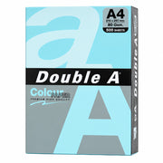 Double A 80gsm A4 Pastel Copy Paper 500 Sheets Ocean Blue