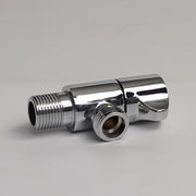 Brass 90-Degree Angle Stop Valve for Bathroom Plumbing