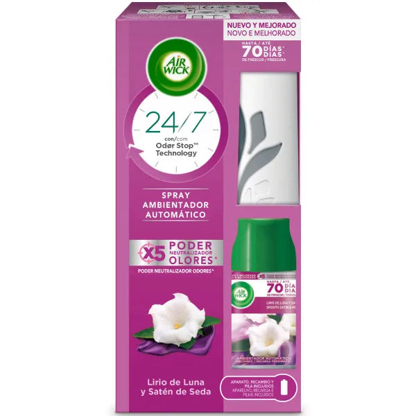 Air Wick Freshmatic Automatic Air Freshener Silk and Lily 250ml