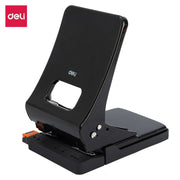 Deli E0143 Effortless 2-Hole Metal Punch 45 Sheets Black