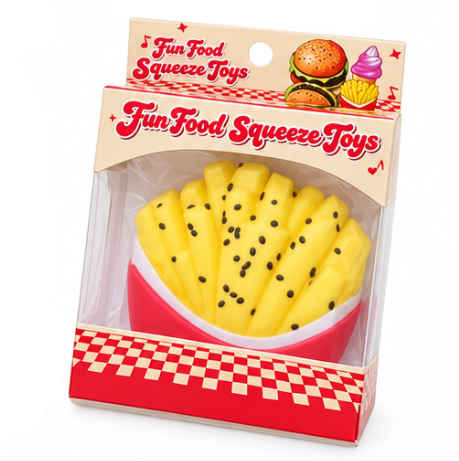 Fast Food Squishy Sensory Fidget Toy Assorted - (SQUI0006)