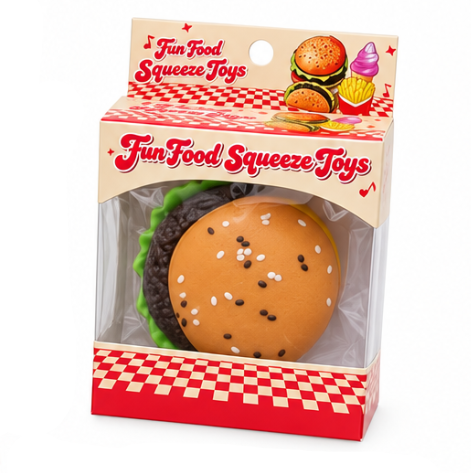 Fast Food Squishy Sensory Fidget Toy Assorted - (SQUI0006)