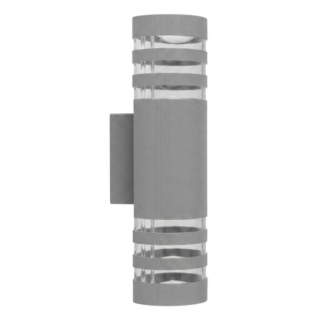 Geyun Modern Semi Cylinder Up Down Wall Sconce Gray - (can0083)