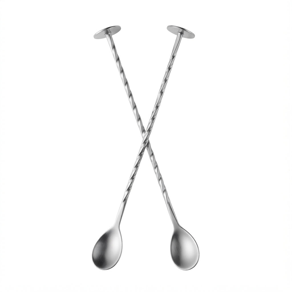 Bar Spoon 25cm in Stainless Steel: Versatility and Precision for Your Bar - (AYD233-12)