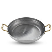 Frigideira Redonda 26cm Martelada com Pegas Douradas: Requinte e Estilo na Mesa Posta - (AYD241-42)