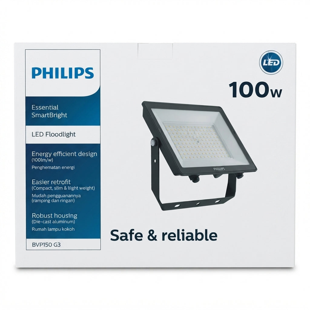 Philips Ledinaire Gen3 30/200W IP65 Projetor LED Preto Cor Selecionável - (hal9122 /23 /24 /25 /26)