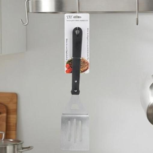 Precisão na Cozinha: Espátula em Aço Inox com Cabo Ergonômico YH - (AYD243-65)
