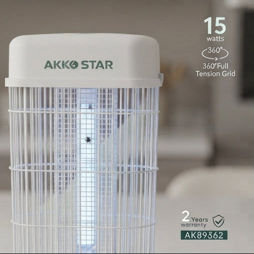 Akko Star 15W AK89362: Proteção Total a 360° Contra Insetos e Moscas - (mat0004)