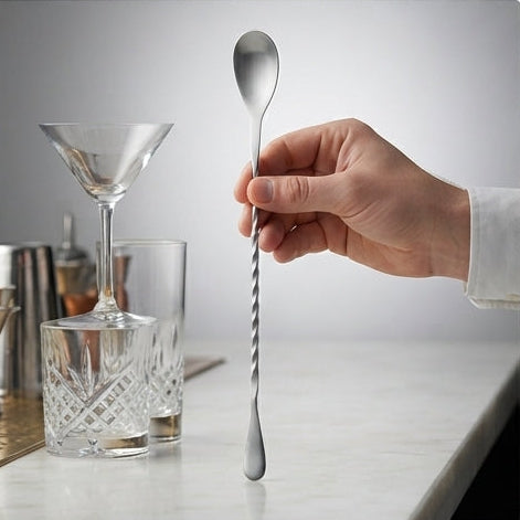 Colher Bailarina Clássica 30cm em Inox: O Toque de Mestre para Drinks Perfeitos - (AYD233-15)