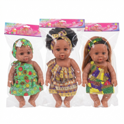 Kit Herança Africana: Bonecas Educativas e Inclusivas - (AYC169-60)