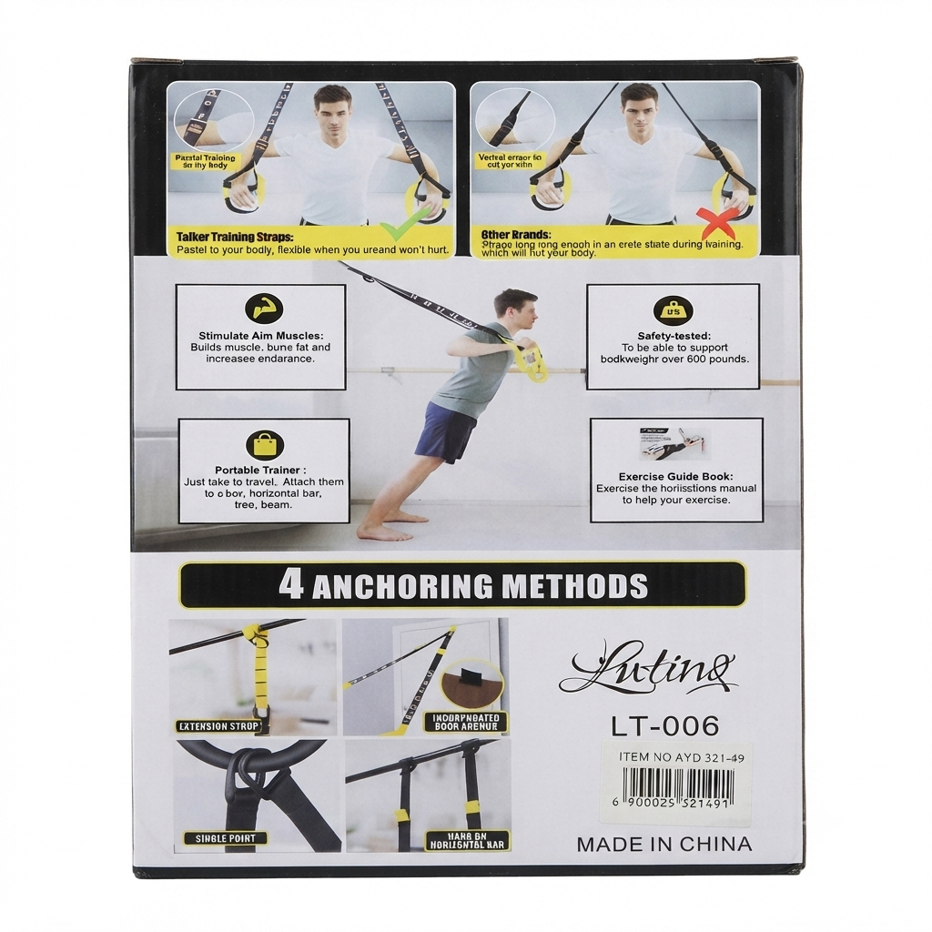 Suspension Trainer TRP3X: Treine Onde Quiser com Máxima Versatilidade - (AYD321-49)