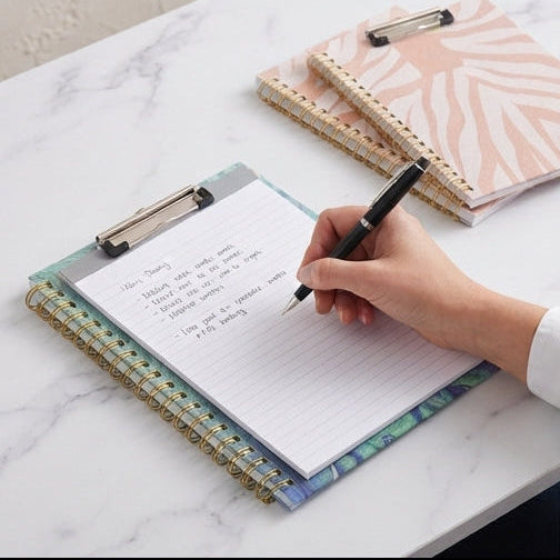 Integrated Clipboard Notebook with Artistic Cover: Elegance and Firmness on the Go - (AYC328-17)