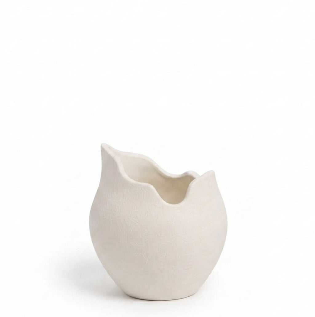 Small Modern Organic Ceramic Vase - (AYD312-32)