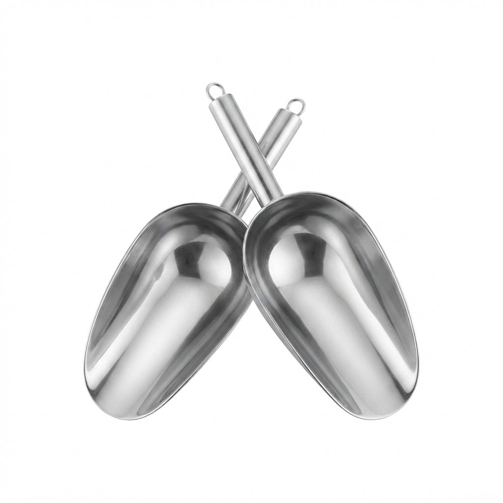 Pá Dosadora Compacta 21cm em Inox: Praticidade e Precisão para Pequenas Porções - (AYD233-20)