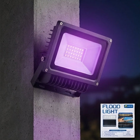 Refletor LED 30W Jortan IP66: Brilho Intenso, Proteção Máxima Contra Intempéries e Efeitos de Luz Exclusivos - (AYA147-6)