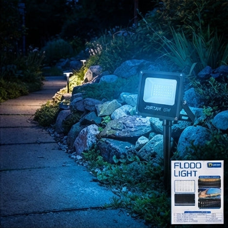 Refletor LED 30W Jortan IP66: Brilho Intenso, Proteção Máxima Contra Intempéries e Efeitos de Luz Exclusivos - (AYA147-6)