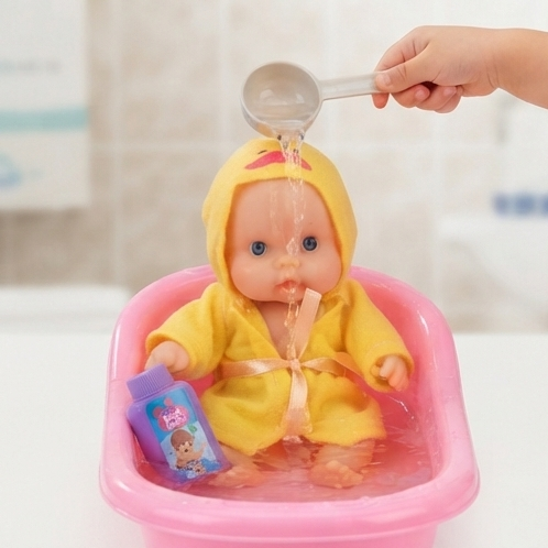 Pequenas Bonecas de Banheira para Bebés: A Hora do Banho Mais Divertida e Fofa - (AYC315-41)