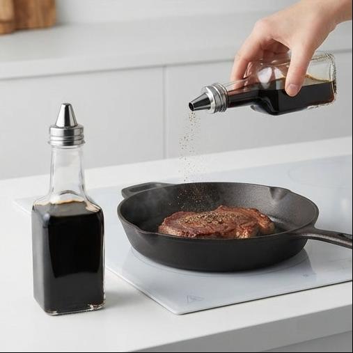 Dupla Gourmet: Conjunto de Saleiros em Vidro com Detalhes em Inox - (GAL4020)