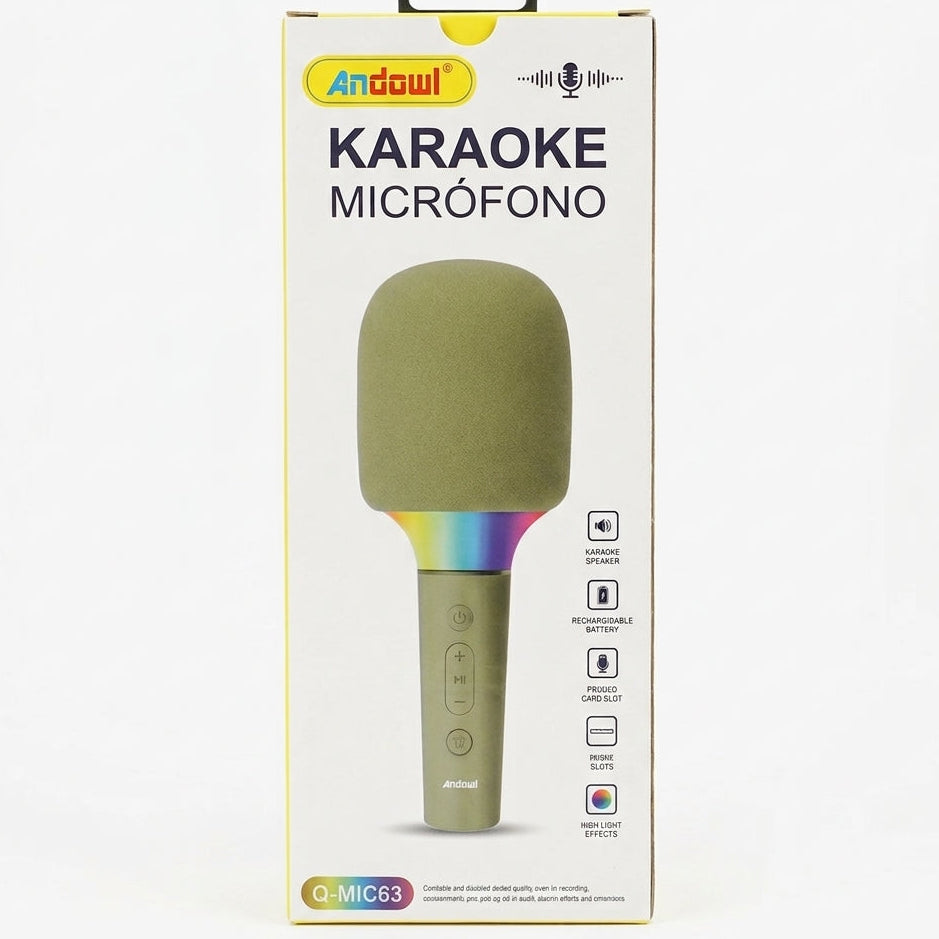 Andowl Karaoke Microphone Q-MIC63 - (AYC423-71)