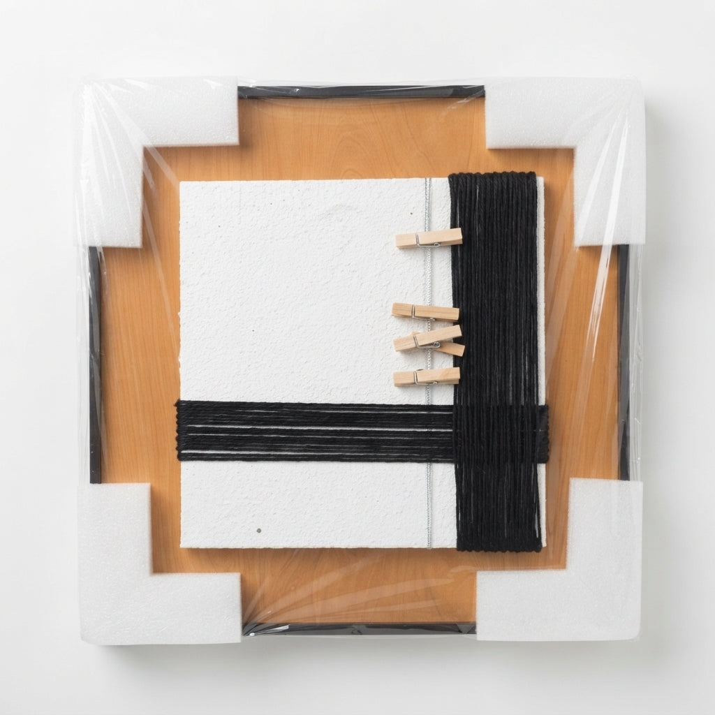 Contemporary Decorative Art Collection, 30x30cm: Exclusive Compositions with Textures and Natural Elements - (AYD313-10)