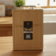 Tábua Grande para Alimentos em Bambu 45*32 cm: Higiene, Durabilidade e Organização na Cozinha - (AYD305-48)