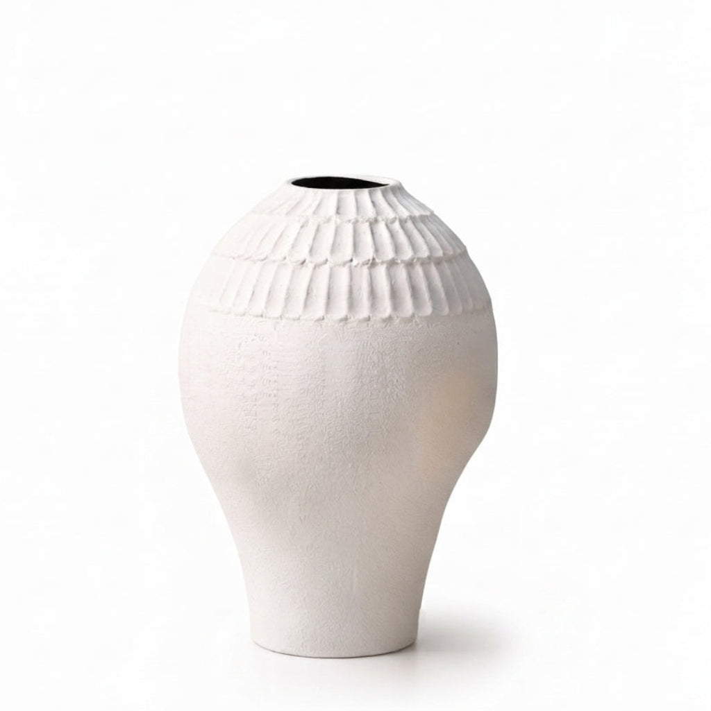 Modern Textured Ceramic Vase - (AYD312-12)