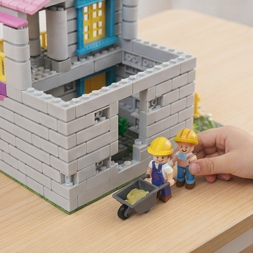 Lovely Villa Building Kit: Fun and Creativity with Every Block - (AYD301-5)