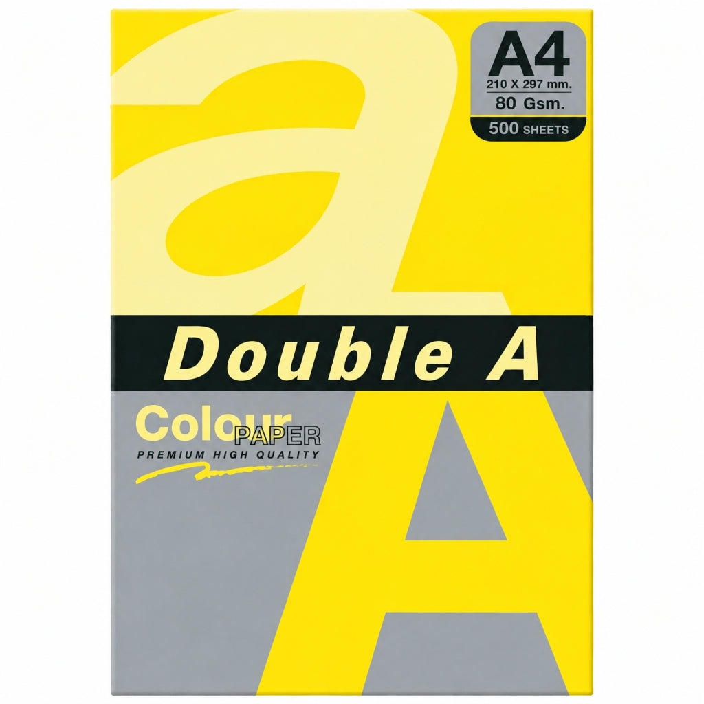 Double A 80gsm A4 Copy Paper Butter - (PAP0005B)