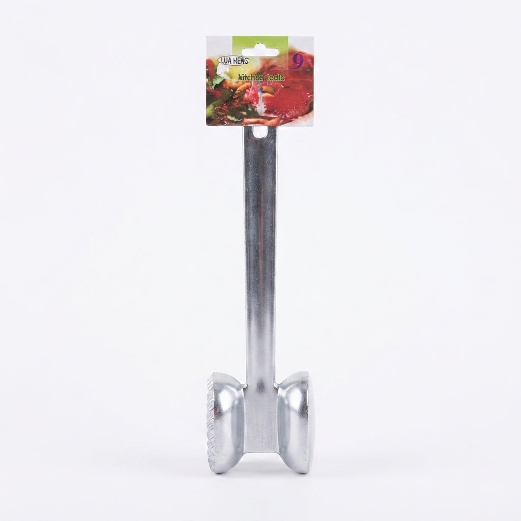 Martelo Amaciador de Carne Hua Heng em Alumínio, 25cm: O Segredo do Chef para Suculência - (AYD231-9L)
