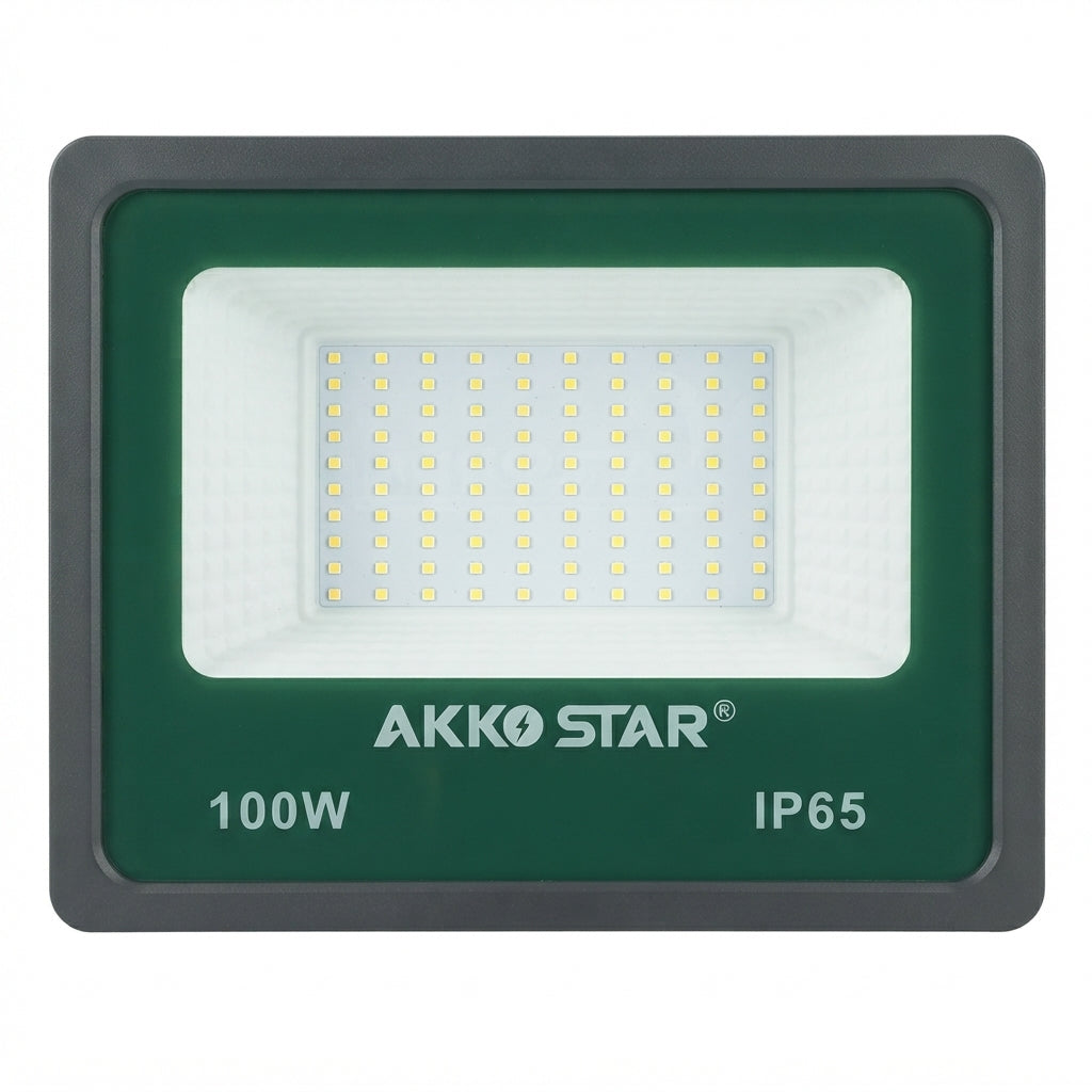 Refletor LED AKKO STAR 100W: Eficiência e Proteção IP65 Garantidas - (AYA144-19)