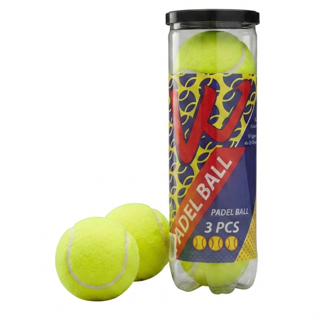 Padel Ball 3-Pack Yellow High-Durability Sports Equipment - (AYD273-23)