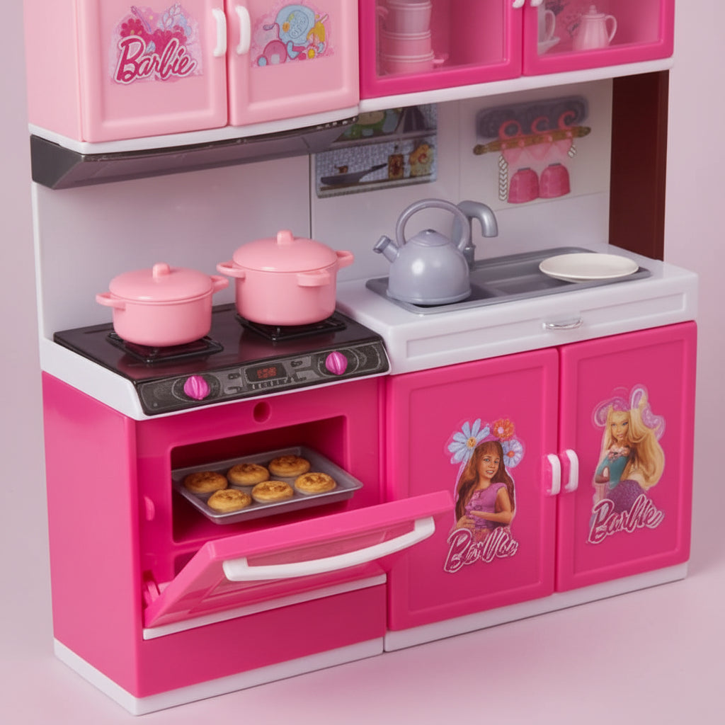 Cozinha de Brinquedo Barbie 'Dream Kitchen': Onde a Magia da Culinária Ganha Vida - (AYC165-52)