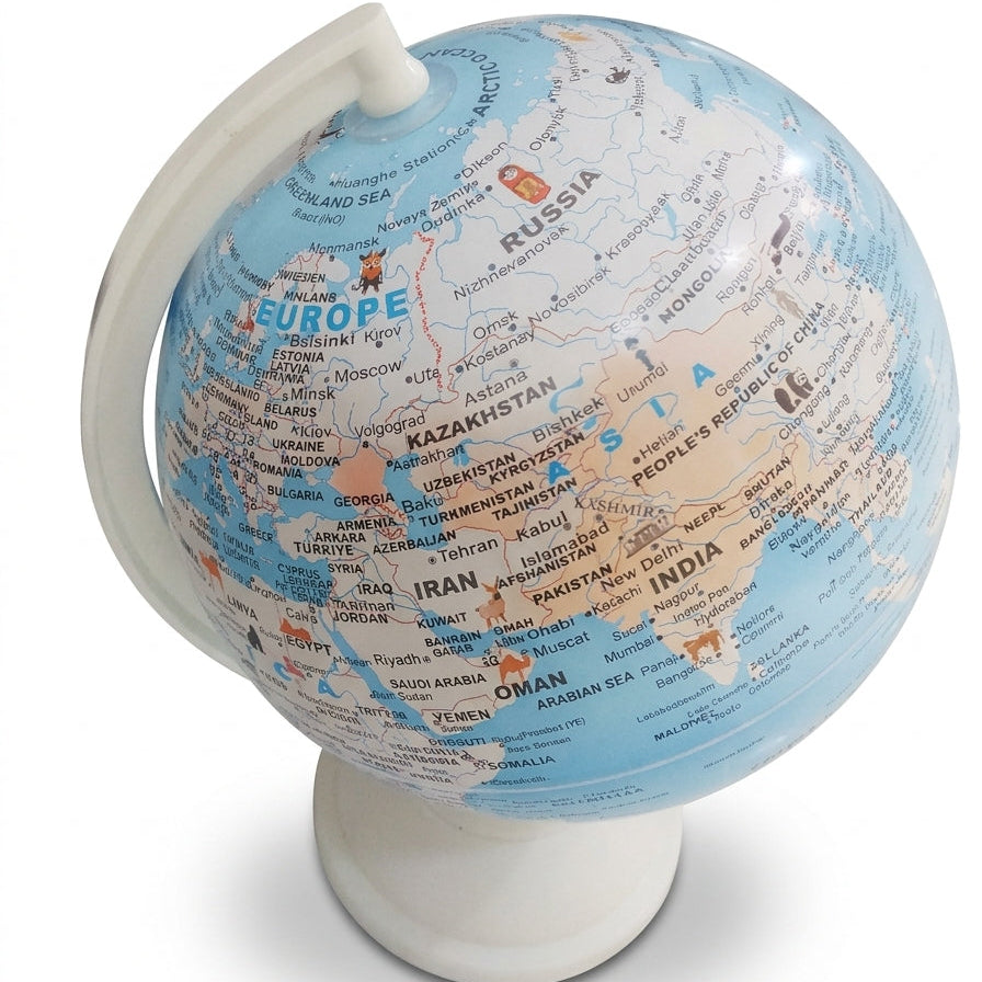Globo Terrestre Interativo 20cm: Pequenos Exploradores - (AYC329-30)