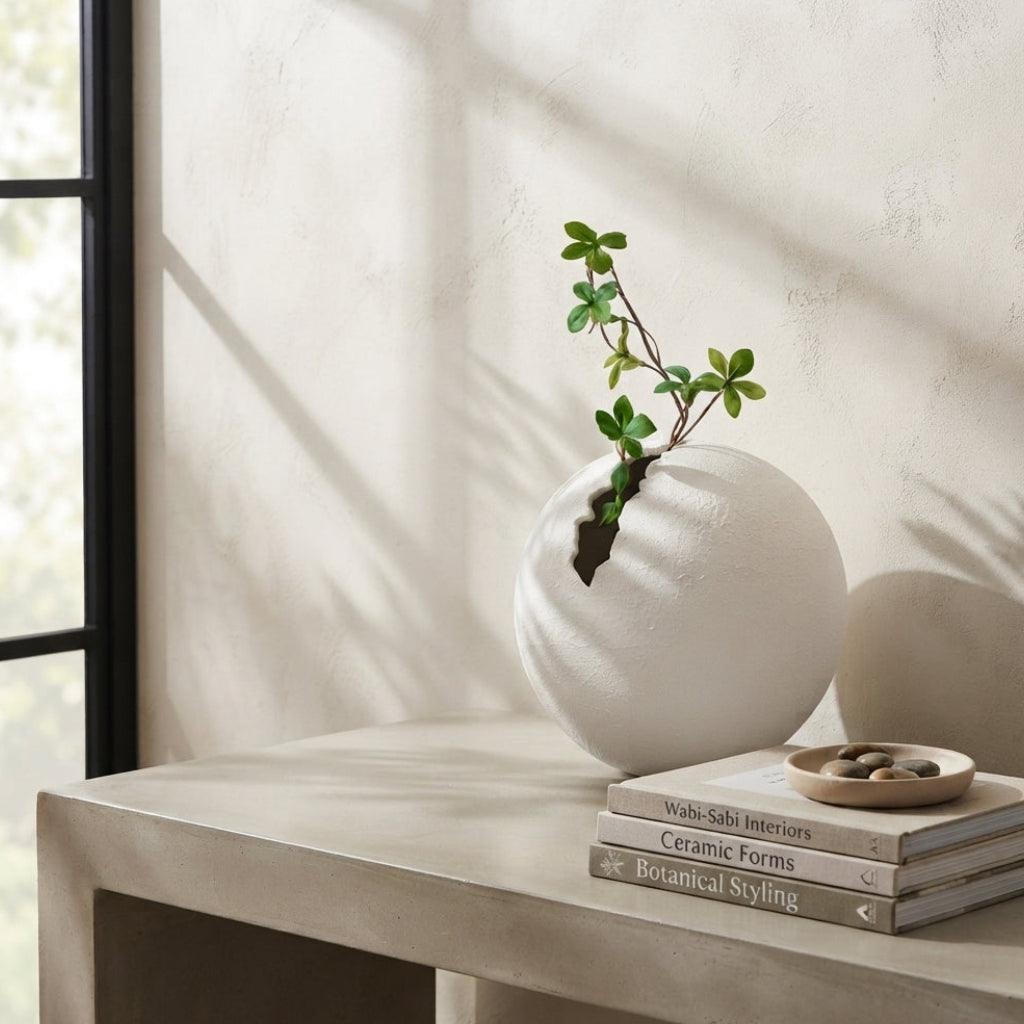 Medium Modern Art Ceramic Vase - (AYD312-15)