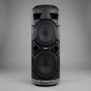Coluna Torre KLGO de Alta Potência com Microfone: Graves Envolventes, Design Durável e Versatilidade Total para Karaokes - (AYC341-2)