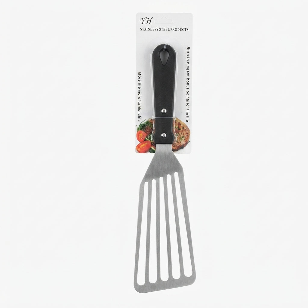 Espátula de Aço Inox YH - O Segredo para Peixes e Carnes Perfeitos - (ESP4022)