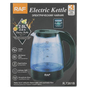 Chaleira Elétrica de Vidro Borossilicato 2.0L: Design Moderno, LED Azul e Fervura Ultrarrápida - (AYD235-22)