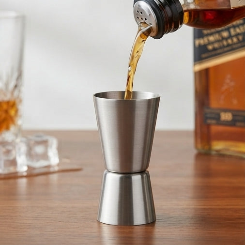 Stainless Steel Jigger 15/30mL: Agility and Precise Measurement - (AYB233-41)