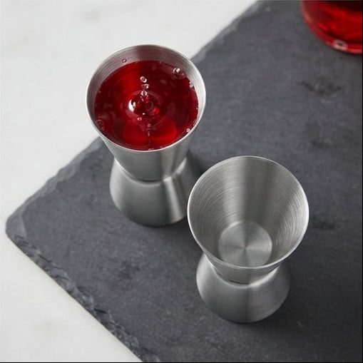 Stainless Steel Jigger 15/30mL: Agility and Precise Measurement - (AYB233-41)
