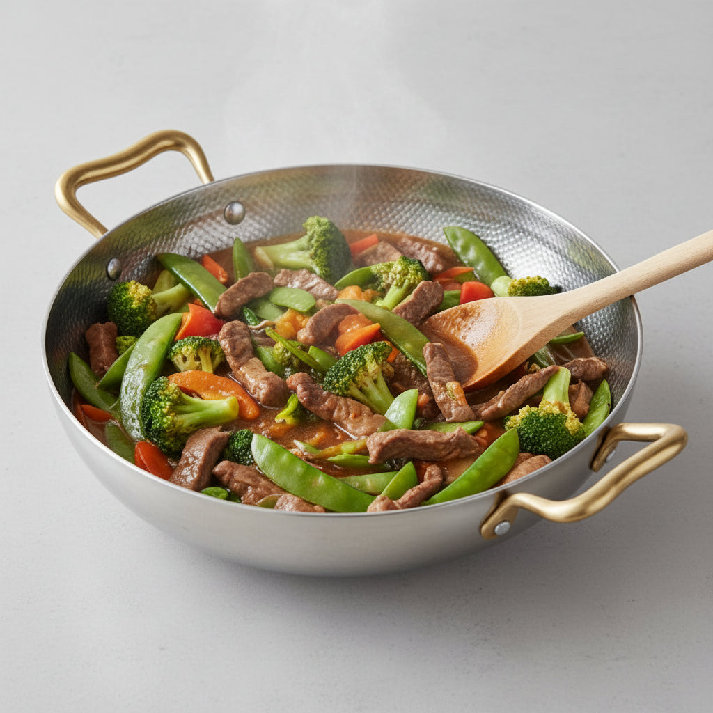 Frigideira Martelada 24cm com Pegas Douradas - Cozinhe e Sirva com Sofisticação - (AYD241-41)