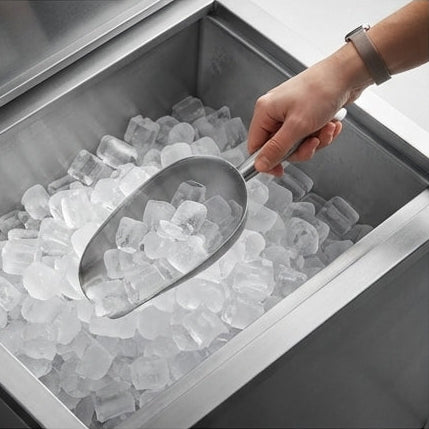 Ice Scoop 29cm Stainless Steel: Agility and Efficiency in Handling Ingredients - (AYD233-24)