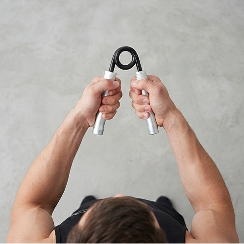 Hand Grip Micro-Fitness Metálico: O Treino Definitivo para Mãos e Punhos Mais Fortes - (AYD273-12AB)