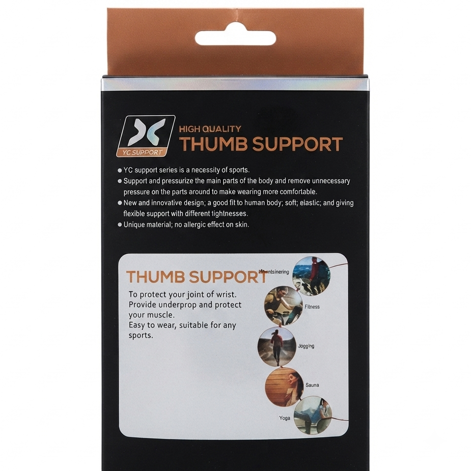 Suporte Ortopédico Thumb Support: Estabilização Anatômica para o Seu Dia a Dia - (AYD278-3)