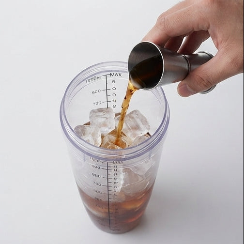 Coqueteleira Profissional Graduada 1000ml: O Segredo da Dosagem Perfeita - (COPO0043)