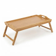 Mesa de Apoio Dobrável em Bambu Natural: Praticidade, Estilo e Exclusividade - (AYD305-62)