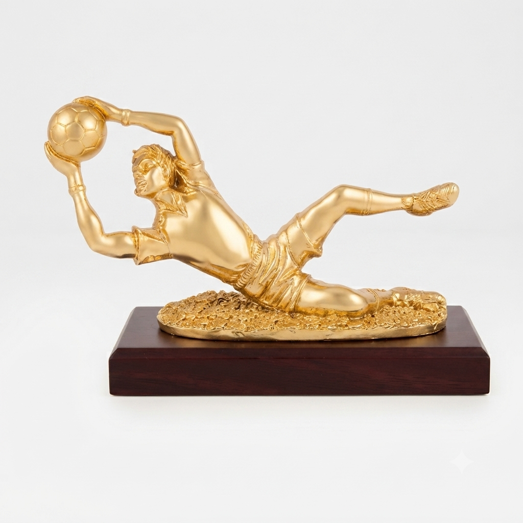 O Muralha de Ouro: Reconhecimento ao Goleiro Decisivo do Torneio - (AYD82-3)